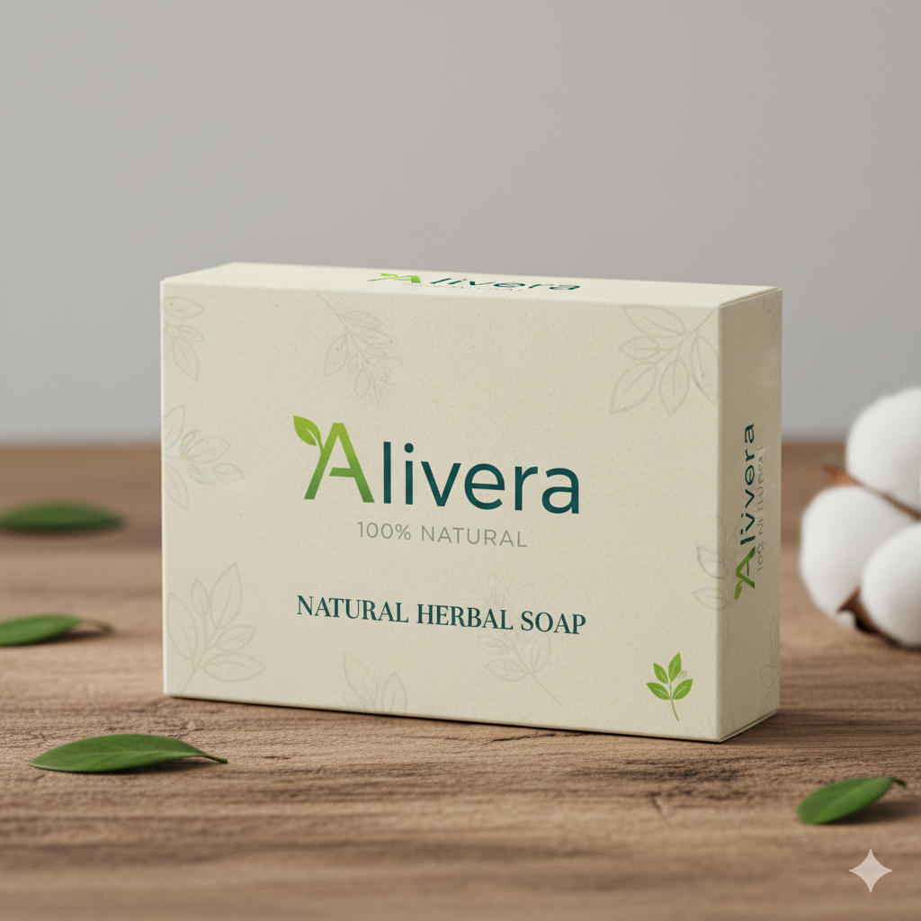 Alivera Natural Herbal Shampoo bottle